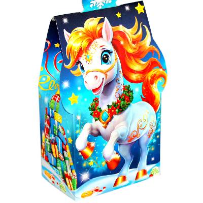 Детский подарок на Новый Год в картонной упаковке весом 230 грамм