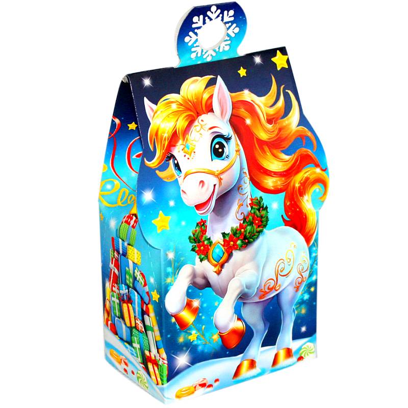 Детский подарок на Новый Год в картонной упаковке весом 230 грамм